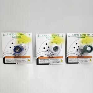 Target Shoe Decorations LED Light Clog Charms for Crocs Set of 3 NWT